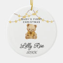 Search for cute teddy bear christmas tree decorations Baby