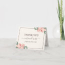 Search for pink white thank you cards Chic