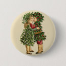 Search for mistletoe badges Vintage