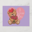 Search for bear heart postcards I love you