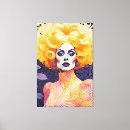 Search for unique flowers canvas prints Ai generated
