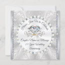 Search for pearl wedding anniversary invitations 25th