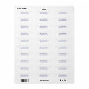 Search for dark blue return address labels Classic