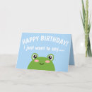 Search for cute frog cards Amphibians