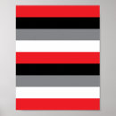 Search for red and white pattern posters Stripes