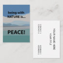 Search for being business cards Nature