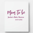 Search for pink plaques Baby shower name date