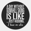 Search for downhill ski stickers Winter