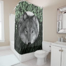 Search for wolves shower curtains Wildlife