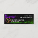 Search for lightning business cards Electrician