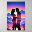 Search for sunset silhouette posters Couple