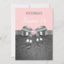 Search for bling sweet 16 invitations Silver