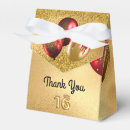 Search for red glitter favour boxes Sweet 16