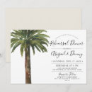 Search for palm tree rehearsal dinner invitations Simple