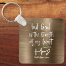 Search for heart square key rings Bible verse