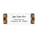 Search for tartan return address labels Black