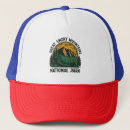 Search for red nature hats National park