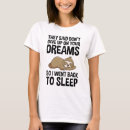 Search for sloth womens tshirts Napping