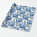 Search for blue hydrangea wrapping paper Nature