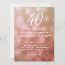 Search for 40th 7x5 invitations For her
