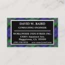 Search for scottish business cards Clan