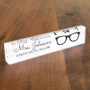 Search for glass name plates Teacher