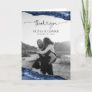 Search for blue and silver thank you cards Marble