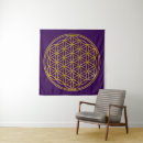 Search for sacred geometry tapestries Flower of life