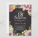 Search for floral 18th birthday invitations Elegant