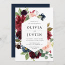 Search for burgundy flowers geometric wedding invitations Elegant
