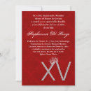 Search for diamond birthday invitations Red