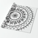 Search for spirituality wrapping paper Mandala