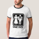Search for game over wedding tshirts Marriage