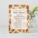 Search for giraffe print invitations Brown