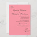 Search for blush and coral wedding invitations For her