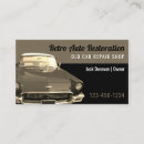 Search for car restoration business cards Vehicle