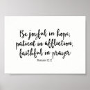 Search for affliction posters Faithful in prayer
