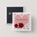 Search for romantic square badges Flowers