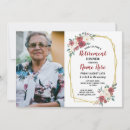 Search for red flowers invitations Gold