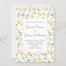 Search for watercolor flowers wedding invitations Floral
