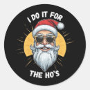 Search for funny ho stickers Santa claus