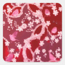Search for birds and flowers stickers Nature