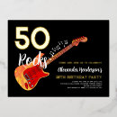 Search for red and gold 50th birthday invitations Modern