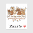 Search for funny cat image stickers Feline
