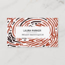 Search for detective business cards Police