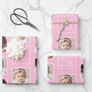 Search for moms wrapping paper Pink