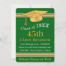 Search for green class reunion invitations Gold