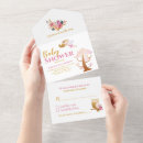 Search for owl baby girl shower invitations Floral