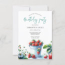 Search for strawberry birthday invitations Picnic