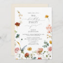 Search for watercolor flowers invitations Wildflowers